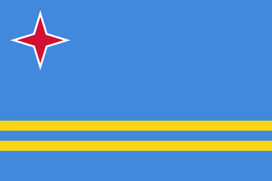 Καραϊβική: Σημαία Αρούμπα aroumpa 