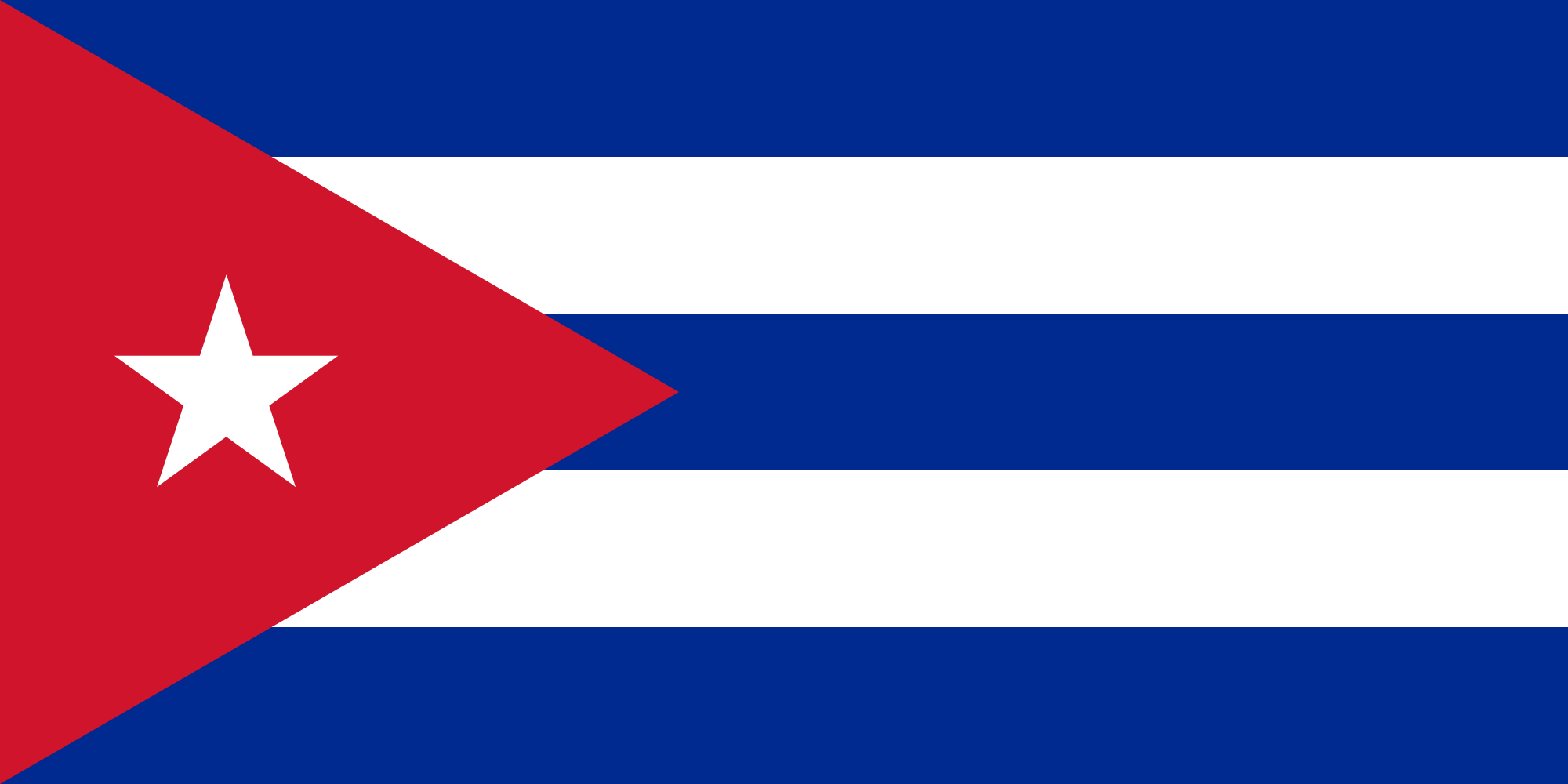 Καραϊβική: Σημαία Κούβας cuba 