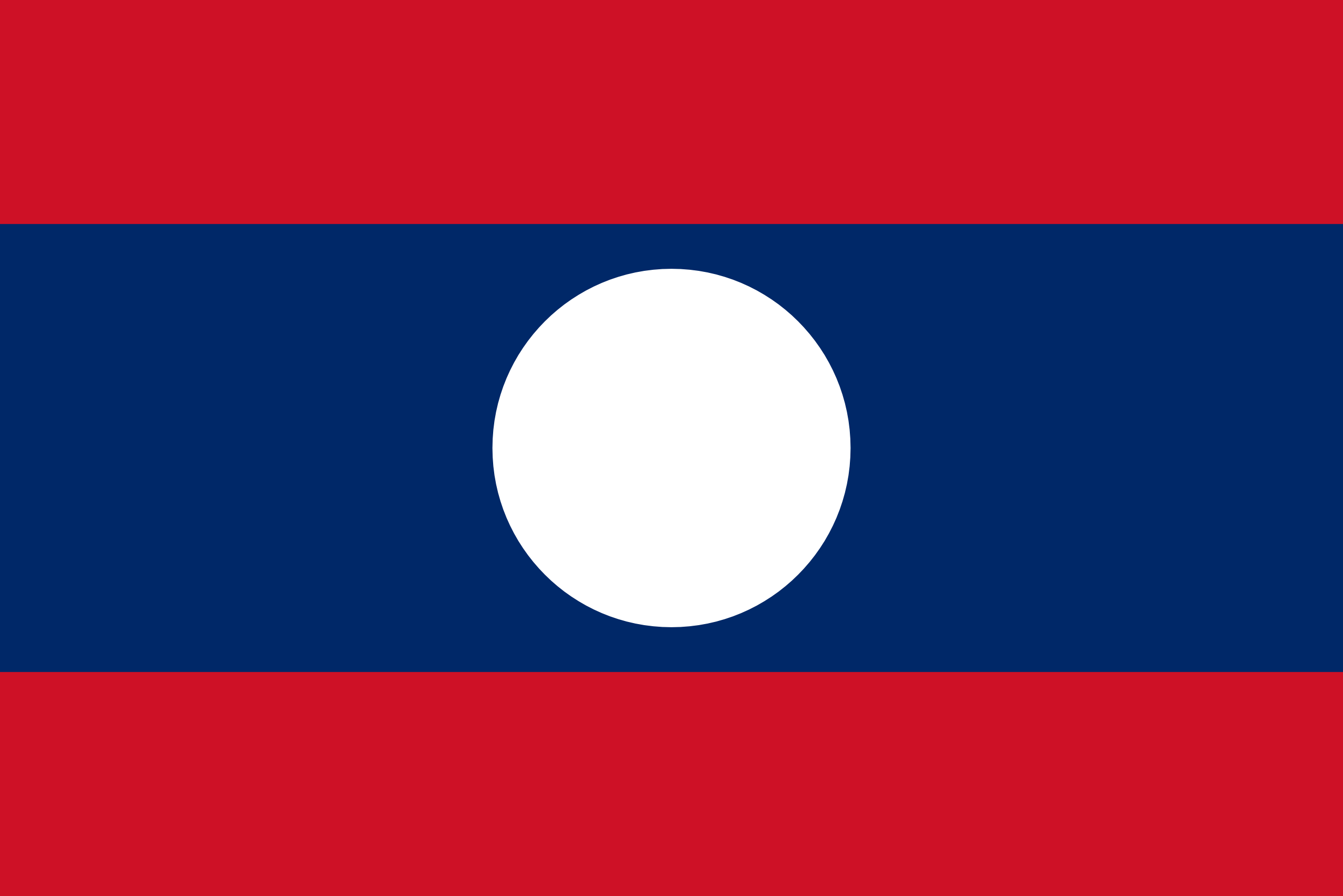 Νοτιοανατολική Ασία: Σημαία Λάος laos 