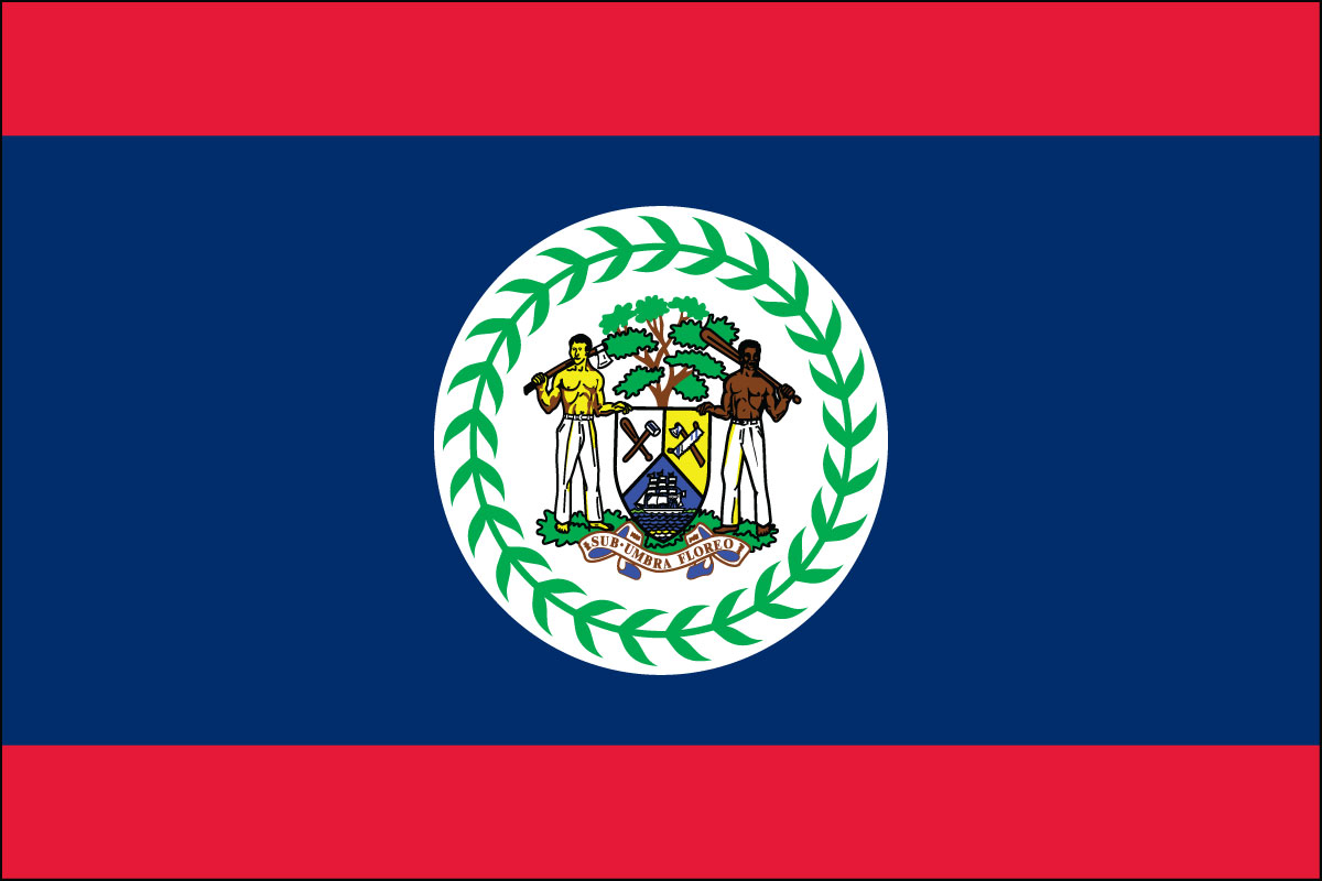 Καραϊβική: Σημαία Μπελίζ mpeliz 