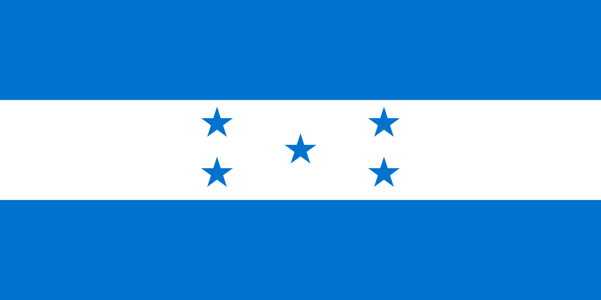 Βόρεια Αμερική: Σημαία Ονδούρας ondoura 