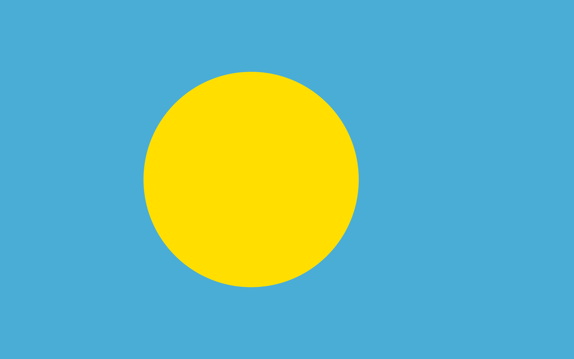 Ωκεανία: Σημαία Παλάου palaou 