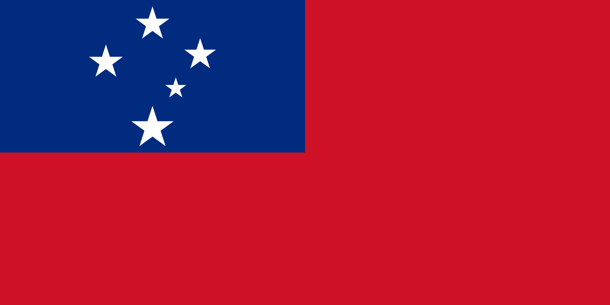 Ωκεανία: Σημαία Σαμόα samoa 